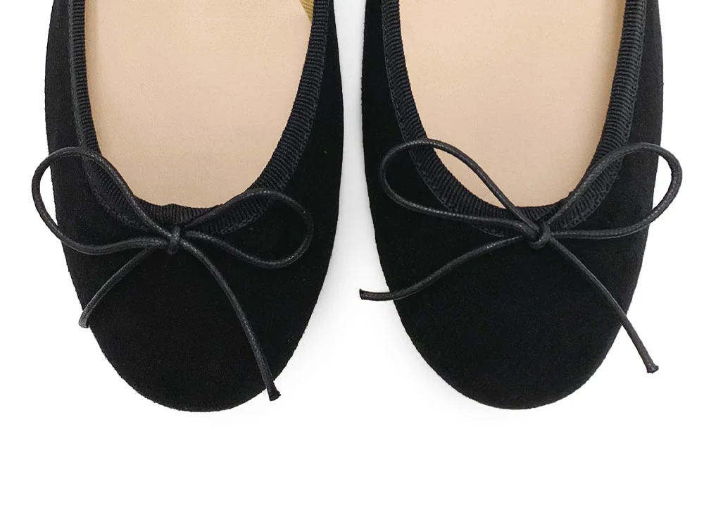 Ballerine nere in camoscio - Image 5