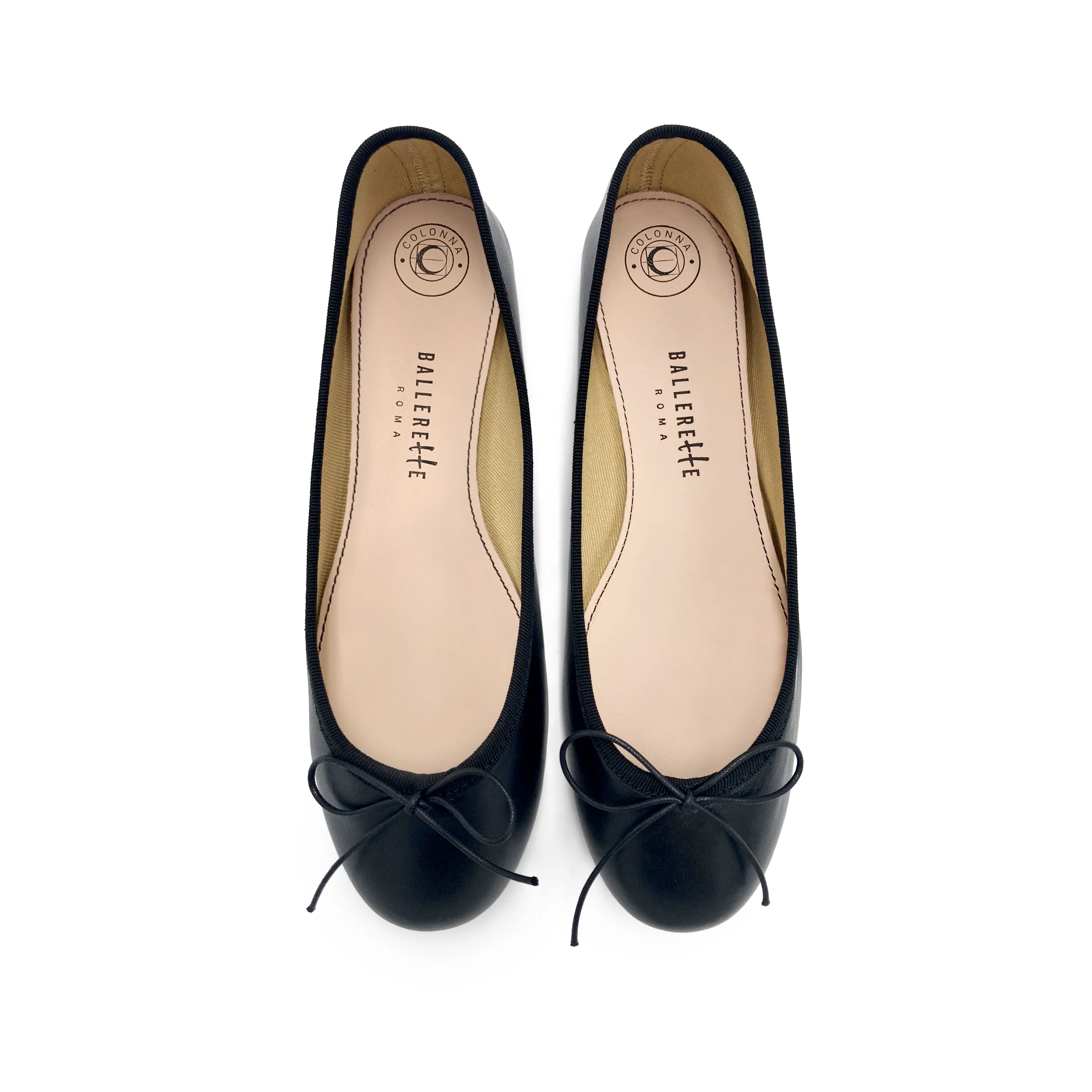 Ballerine in pelle nere
