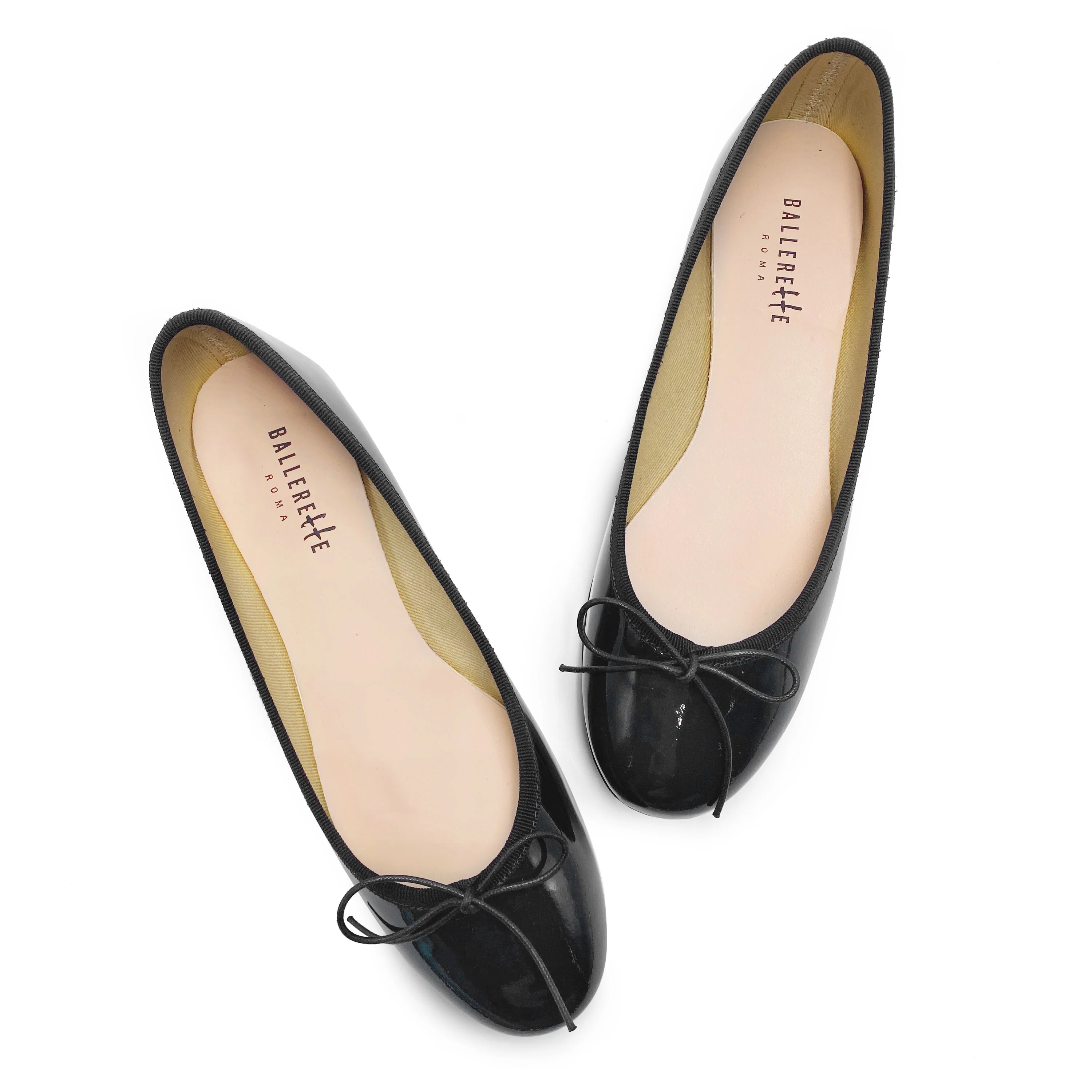 Ballerine nere in pelle vernice - Image 2