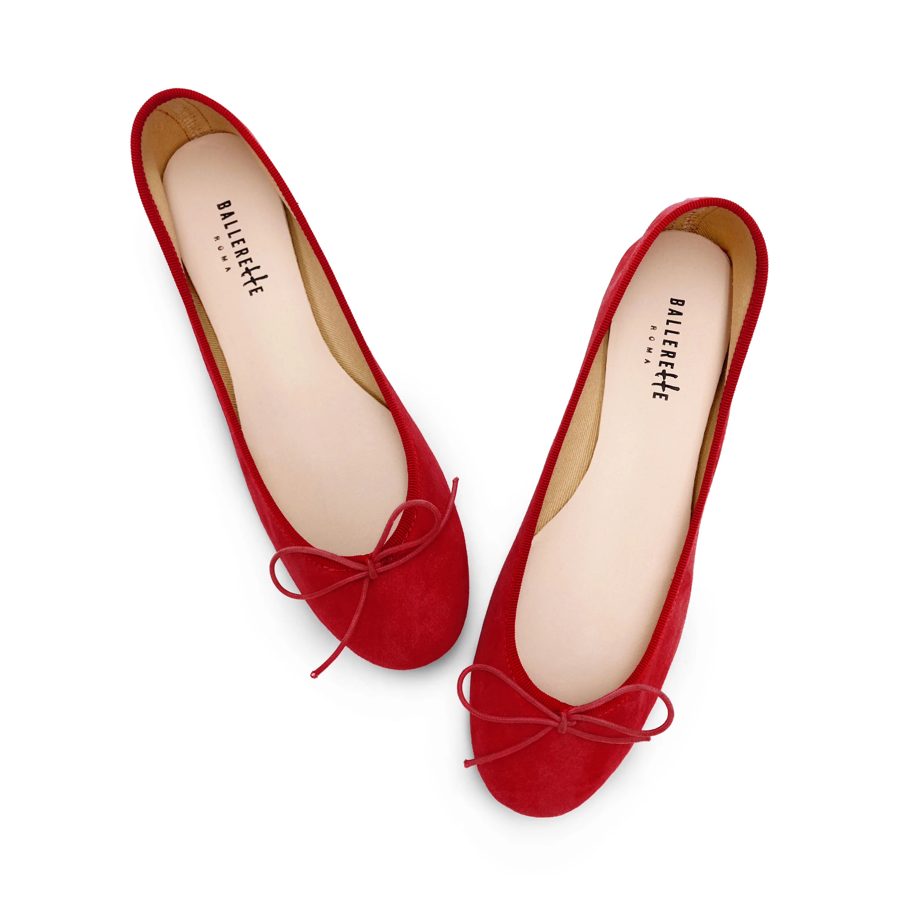 Ballerine rosse in camoscio - Image 2