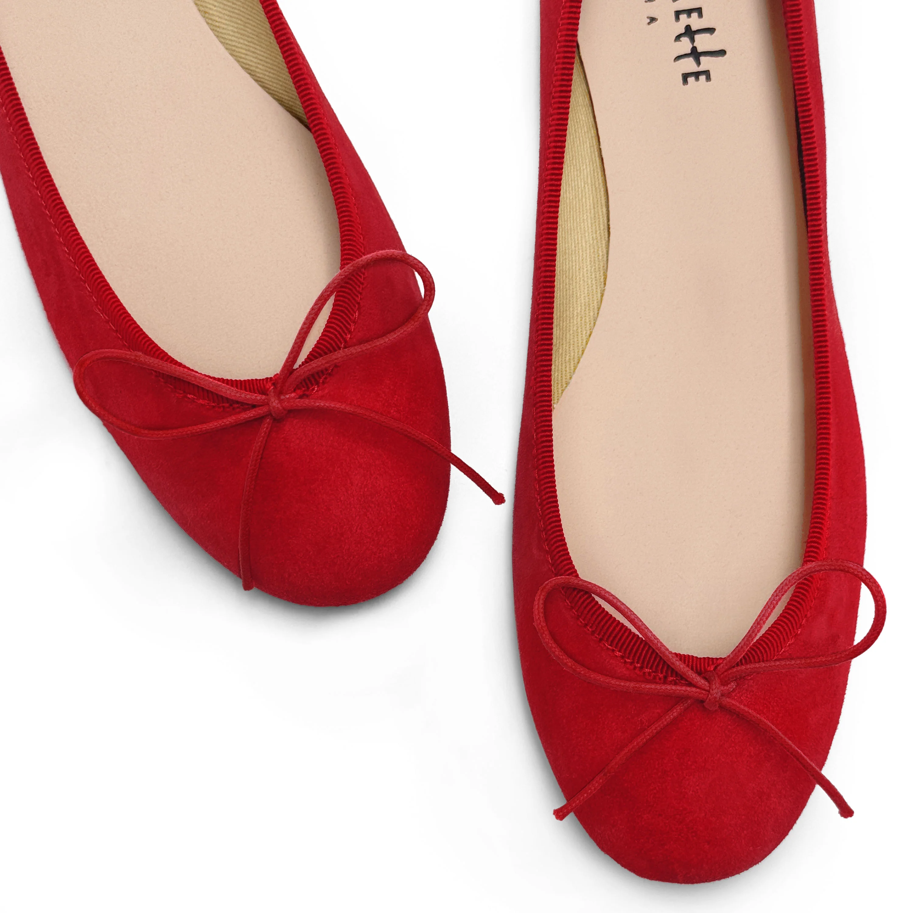 Ballerine rosse in camoscio - Image 3