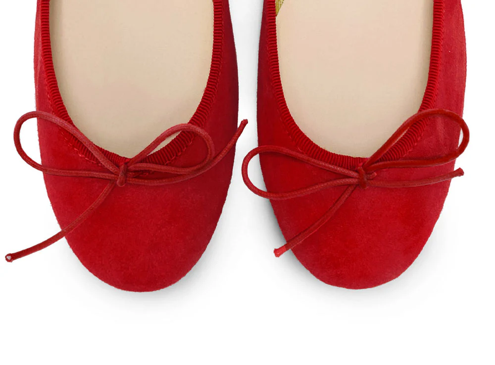 Ballerine rosse in camoscio - Image 5