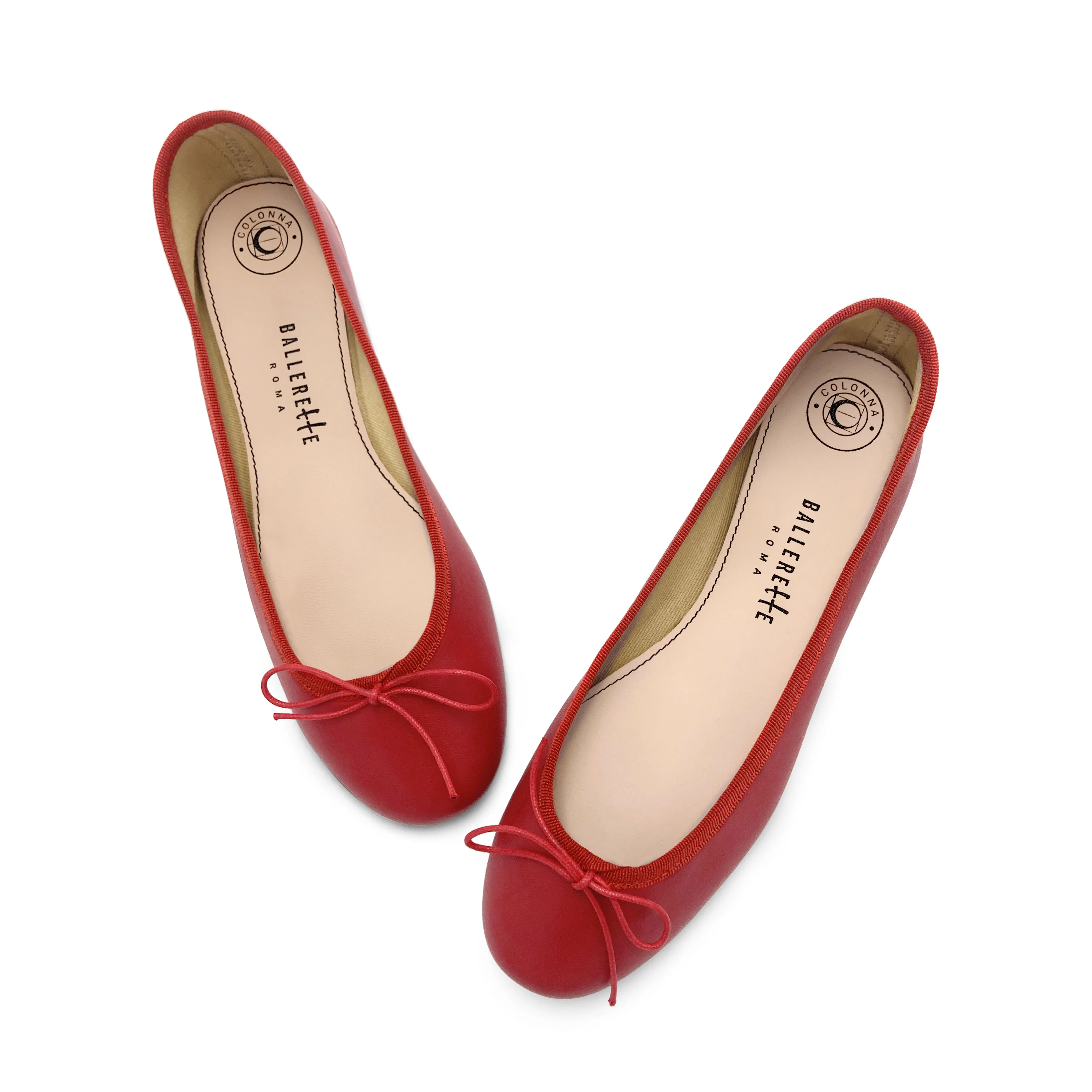 Ballerine rosse in pelle - Image 2