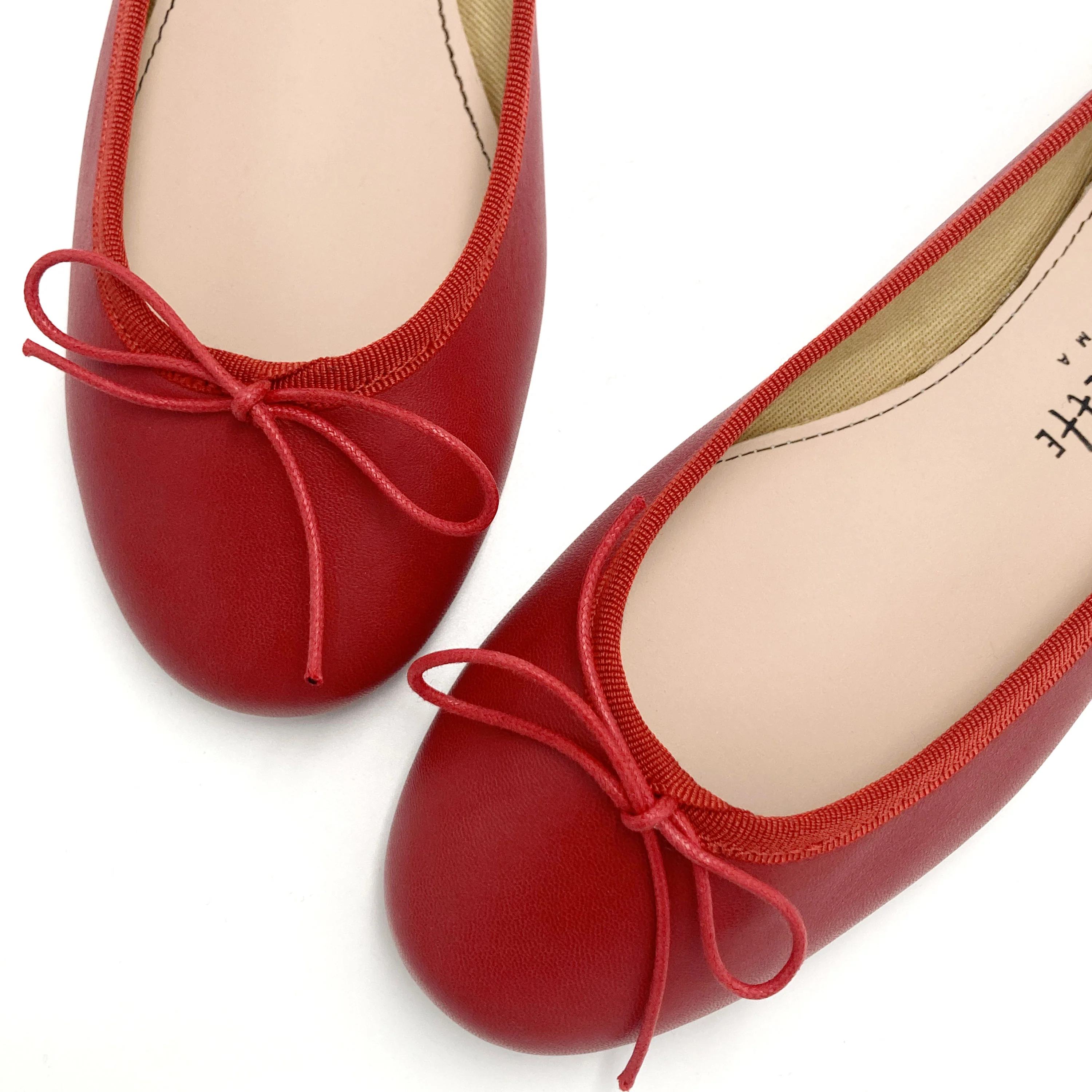 Ballerine rosse in pelle - Image 3