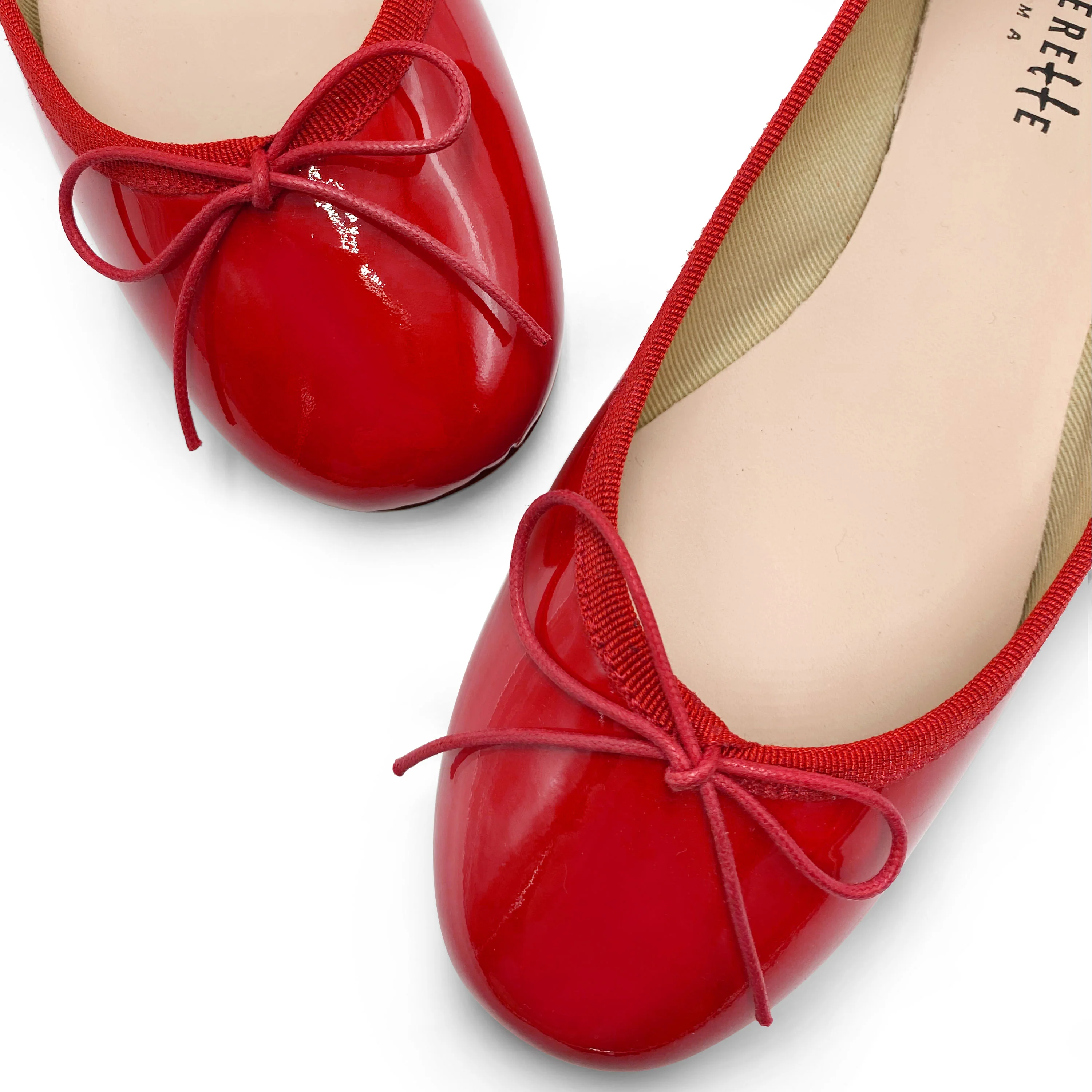 Ballerine rosse in pelle vernice - Image 4
