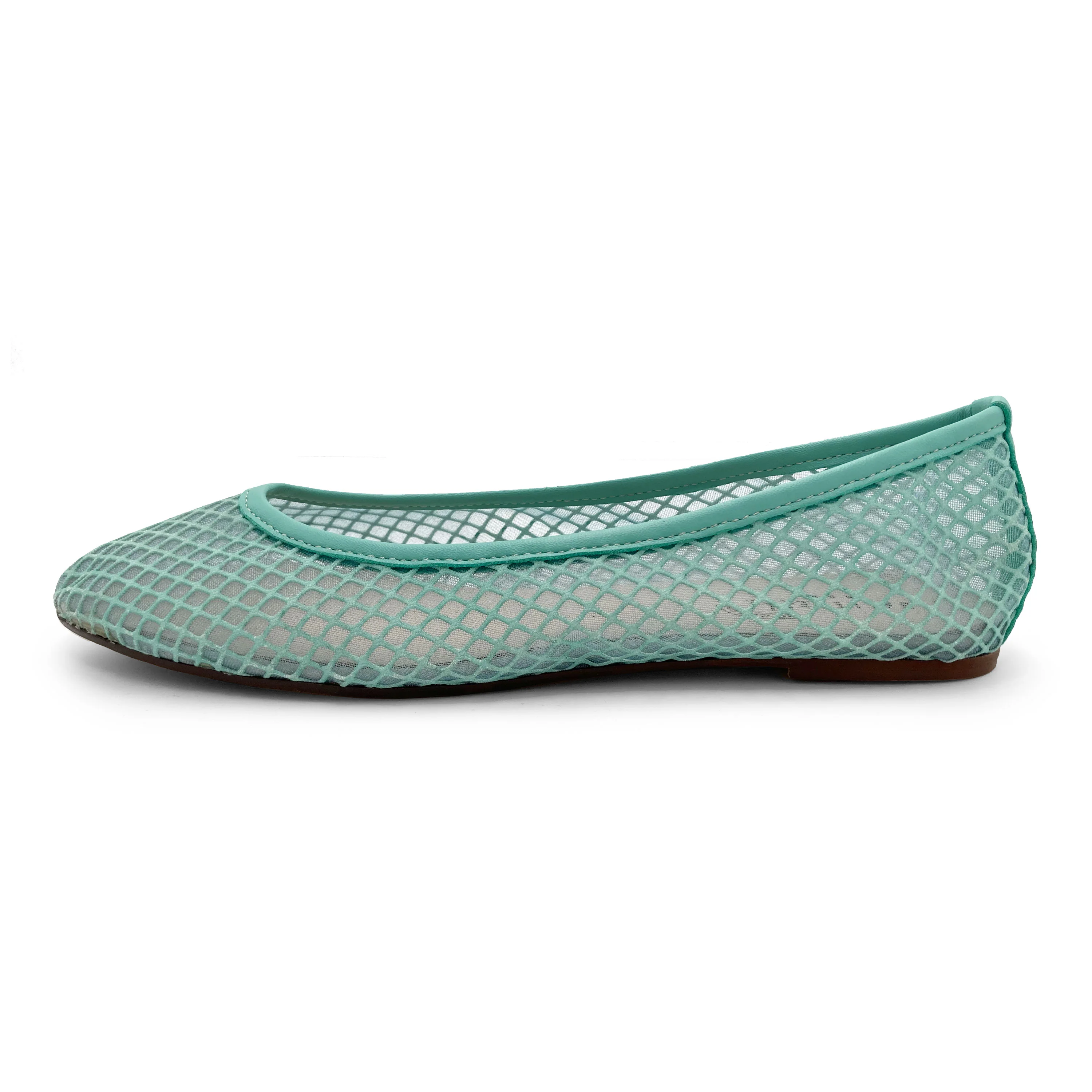 TT GO GREEN Collection - Ballerine trasparenti acqua in tessuto ECO mesh e rete - Image 3