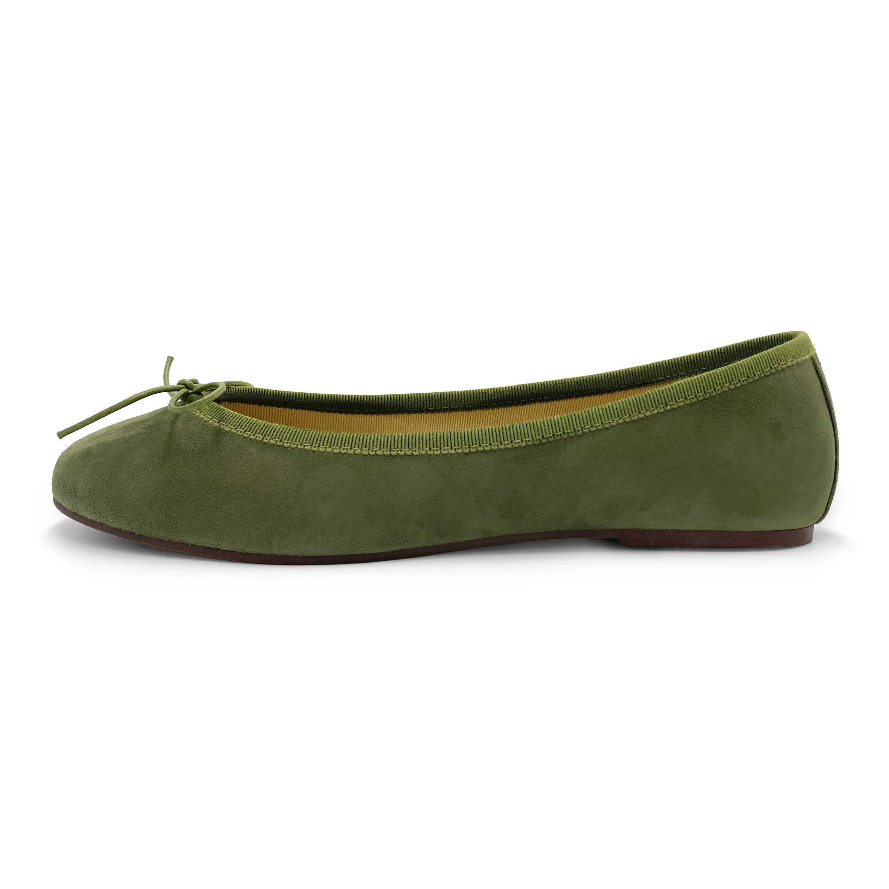 Ballerine verdi in camoscio - Image 4