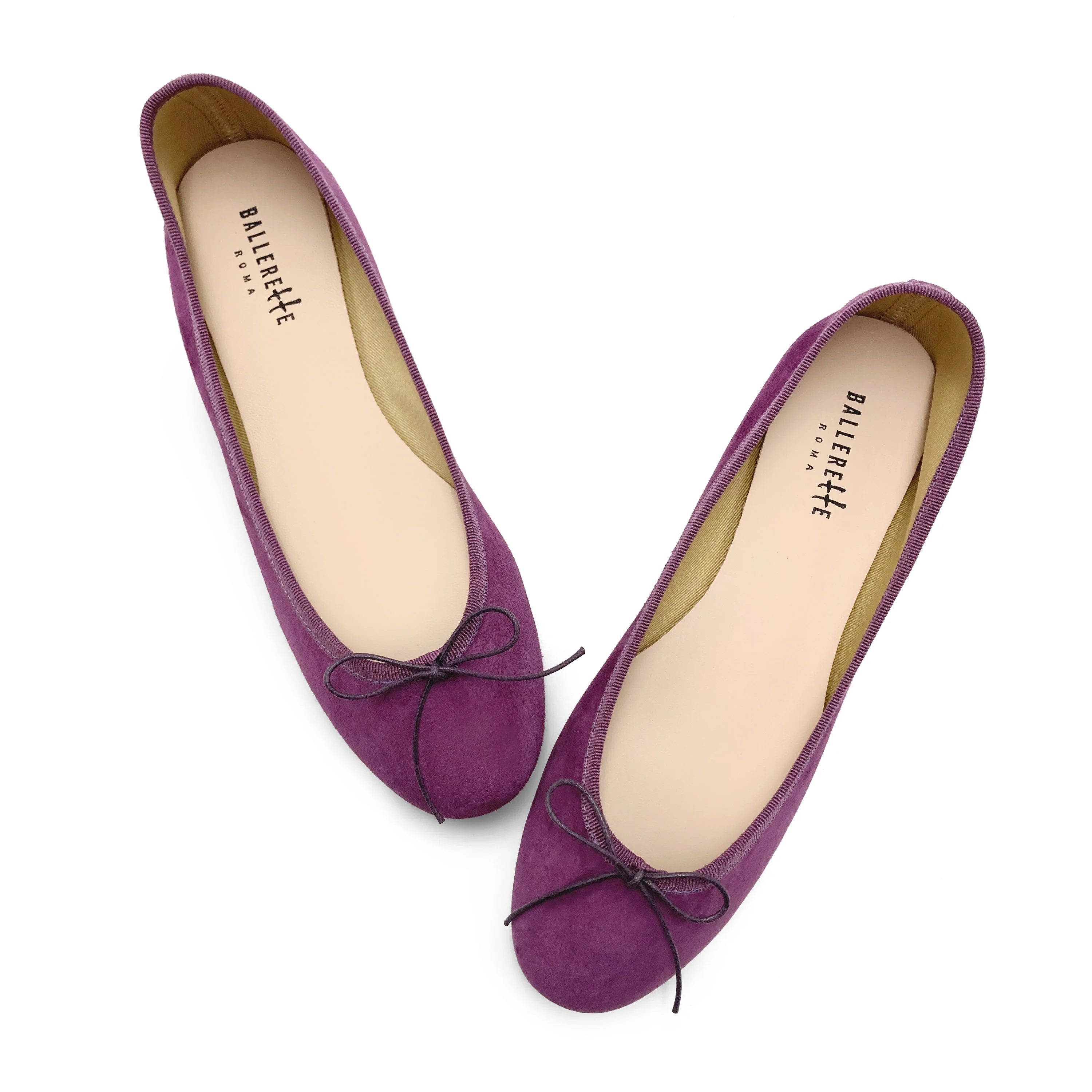 Ballerine violette in camoscio - Image 2