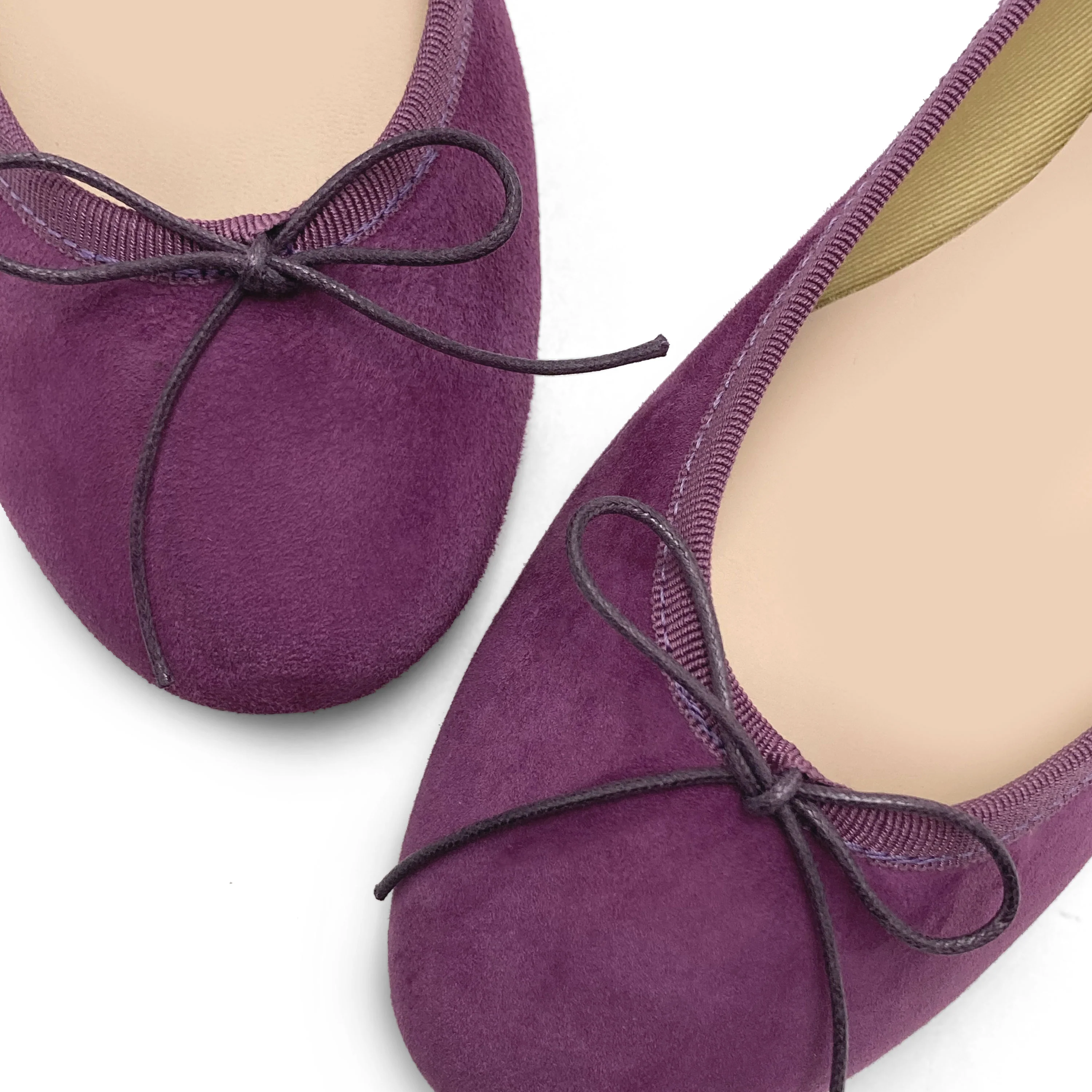 Ballerine violette in camoscio - Image 3
