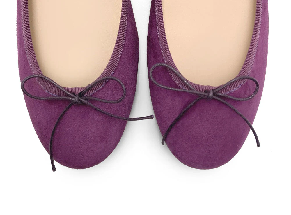 Ballerine violette in camoscio - Image 6