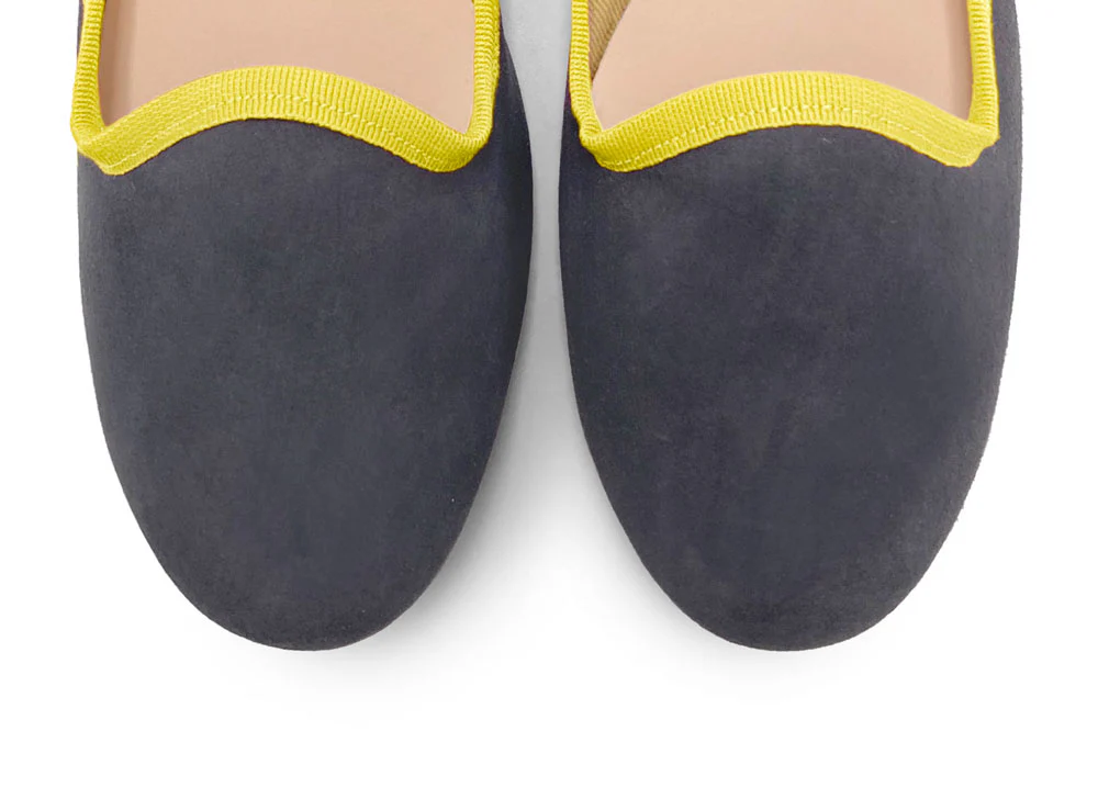Slippers da donna in camoscio fumo - Image 5