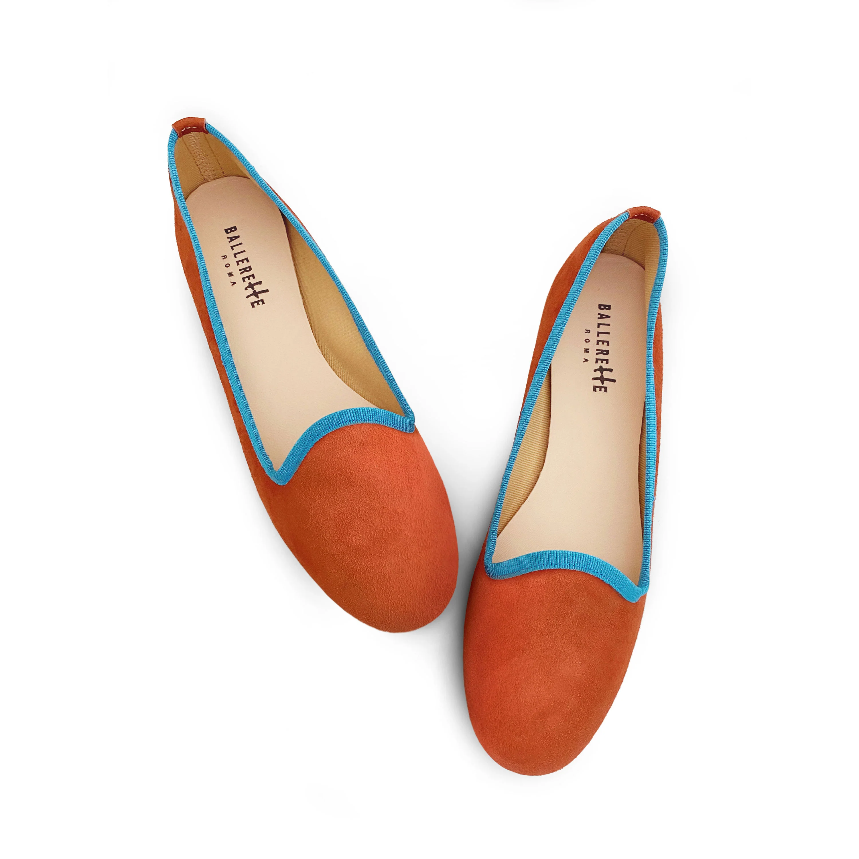 Slippers donna in camoscio arancio - Image 2