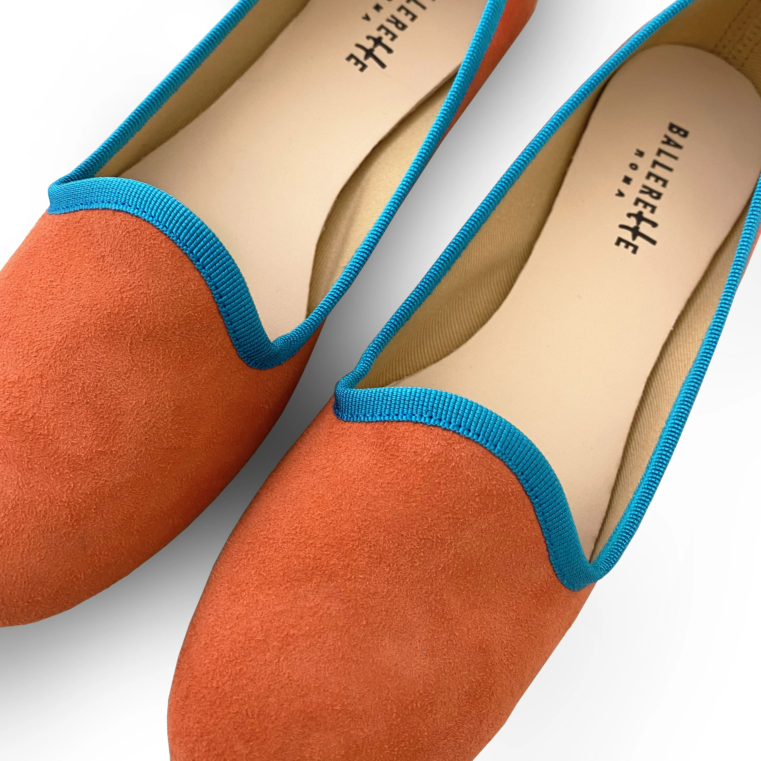 Slippers donna in camoscio arancio - Image 4