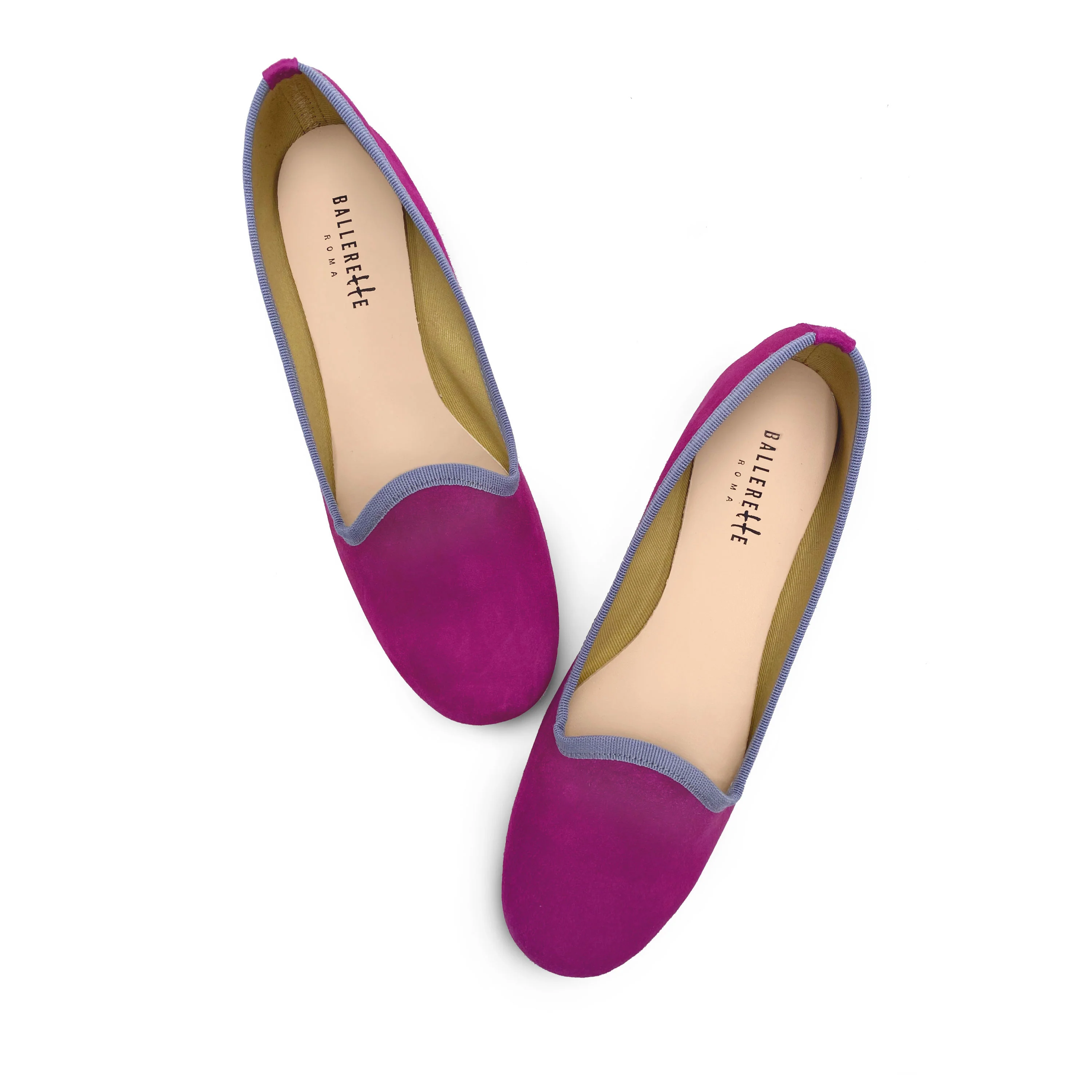 Slippers donna in camoscio fucsia - Image 2