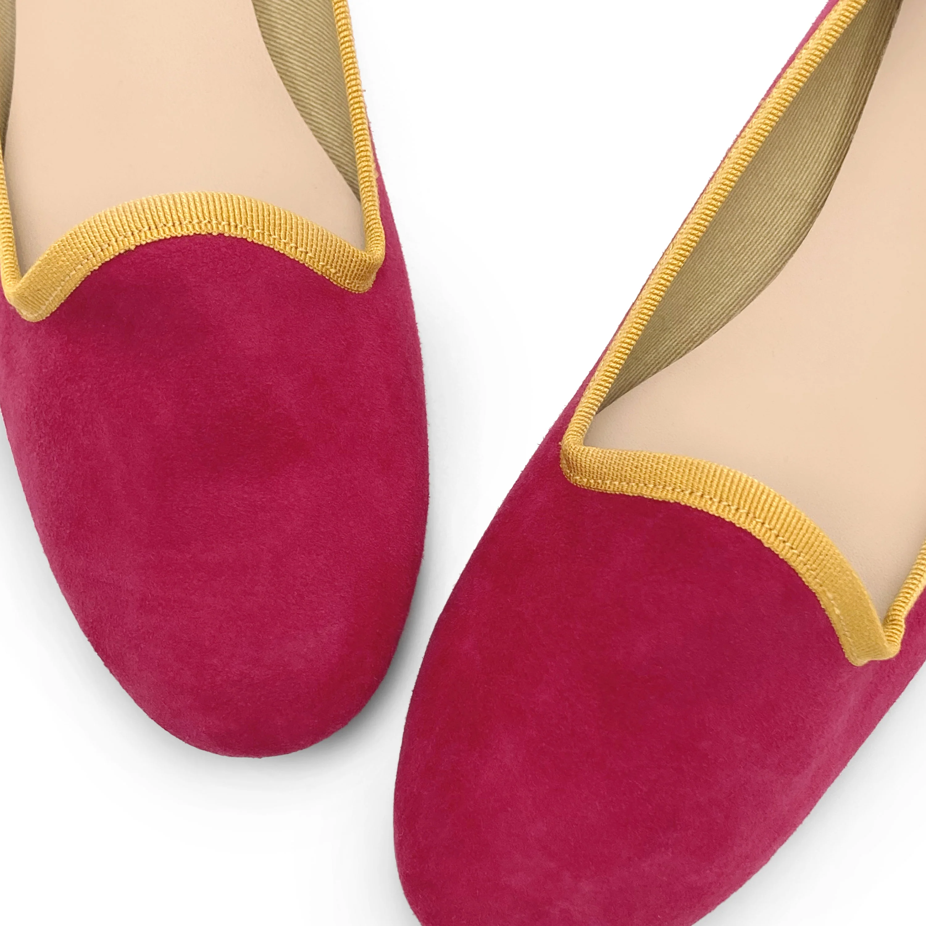 Slippers donna in camoscio fucsia - Image 3