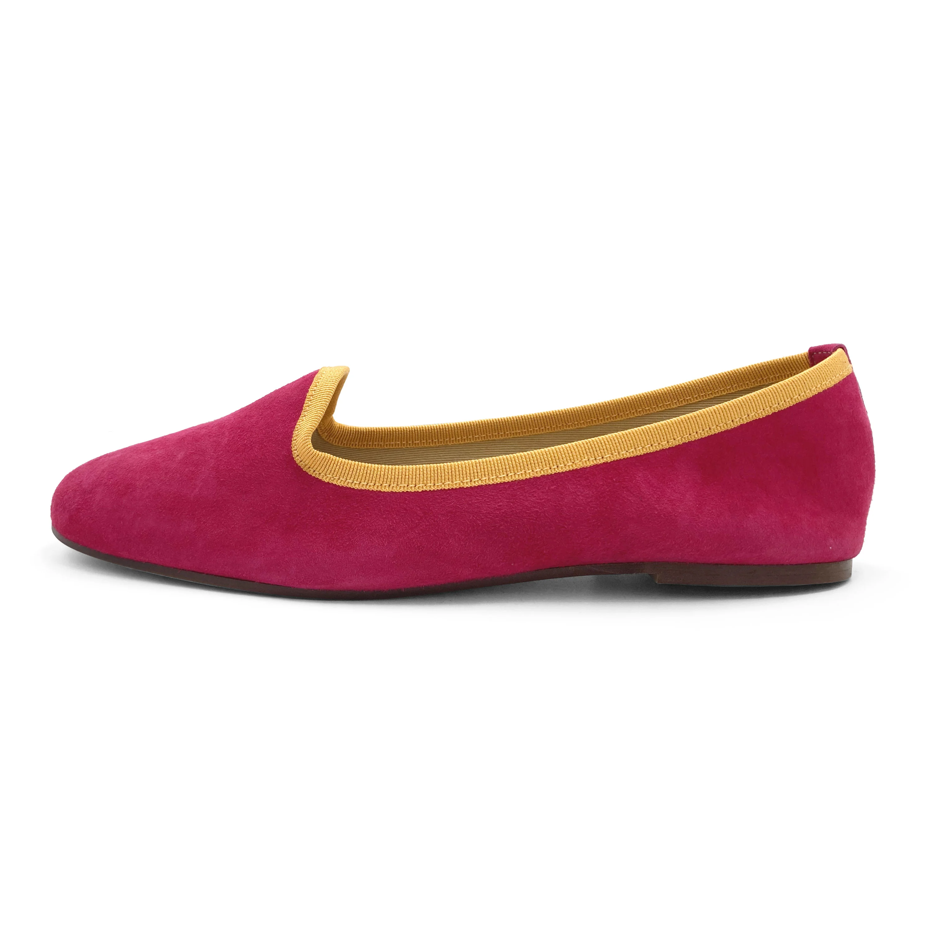 Slippers donna in camoscio fucsia - Image 4