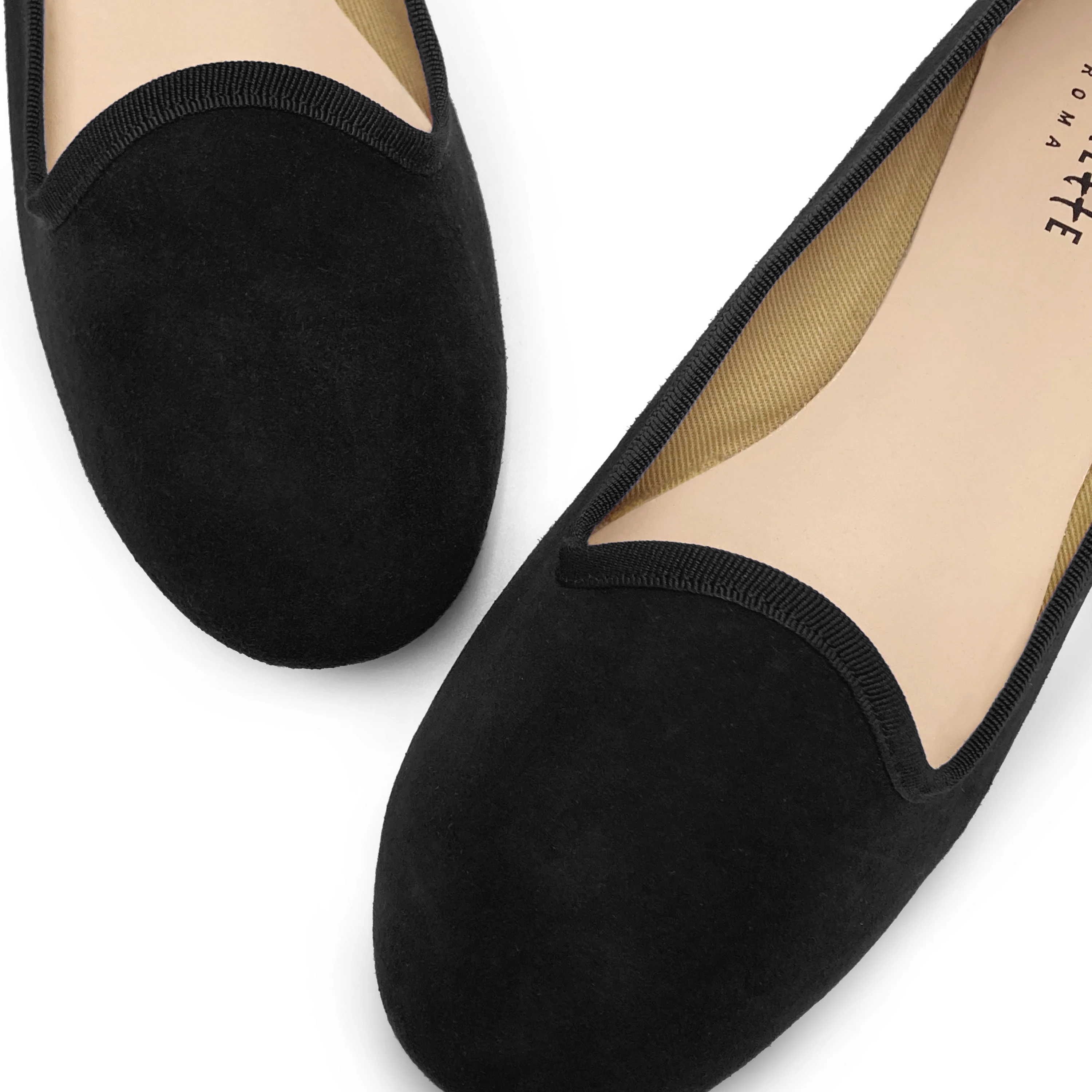 Slippers donna in camoscio nere - Image 3