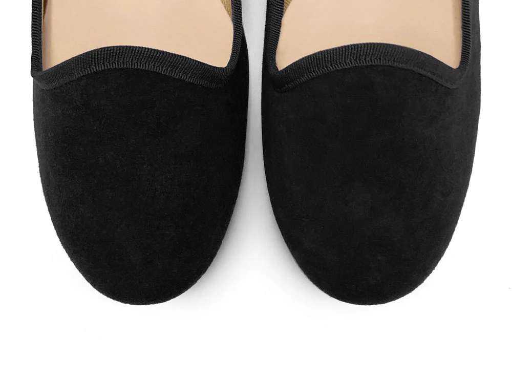 Slippers donna in camoscio nere - Image 5