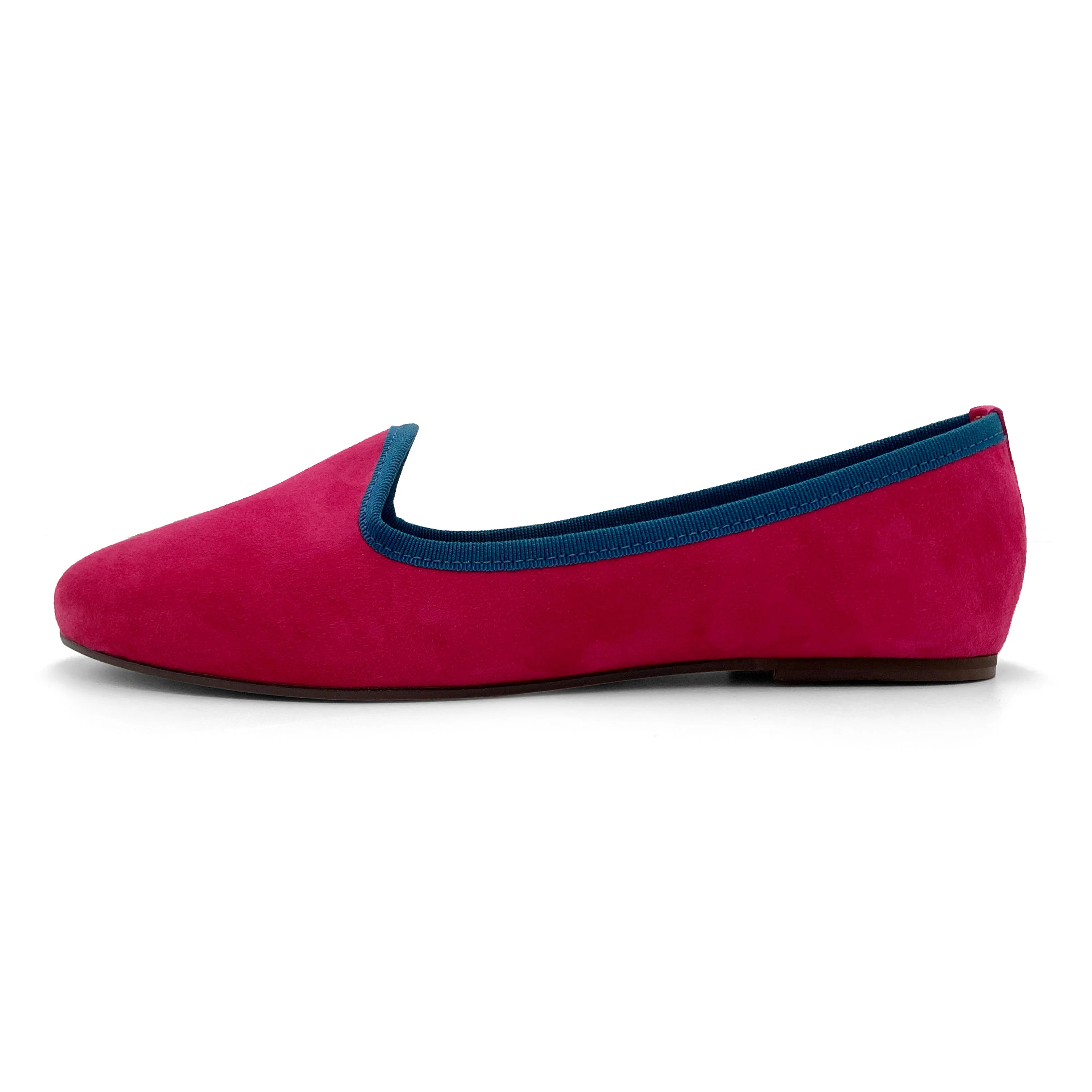 Slippers donna in camoscio prugna - Image 3