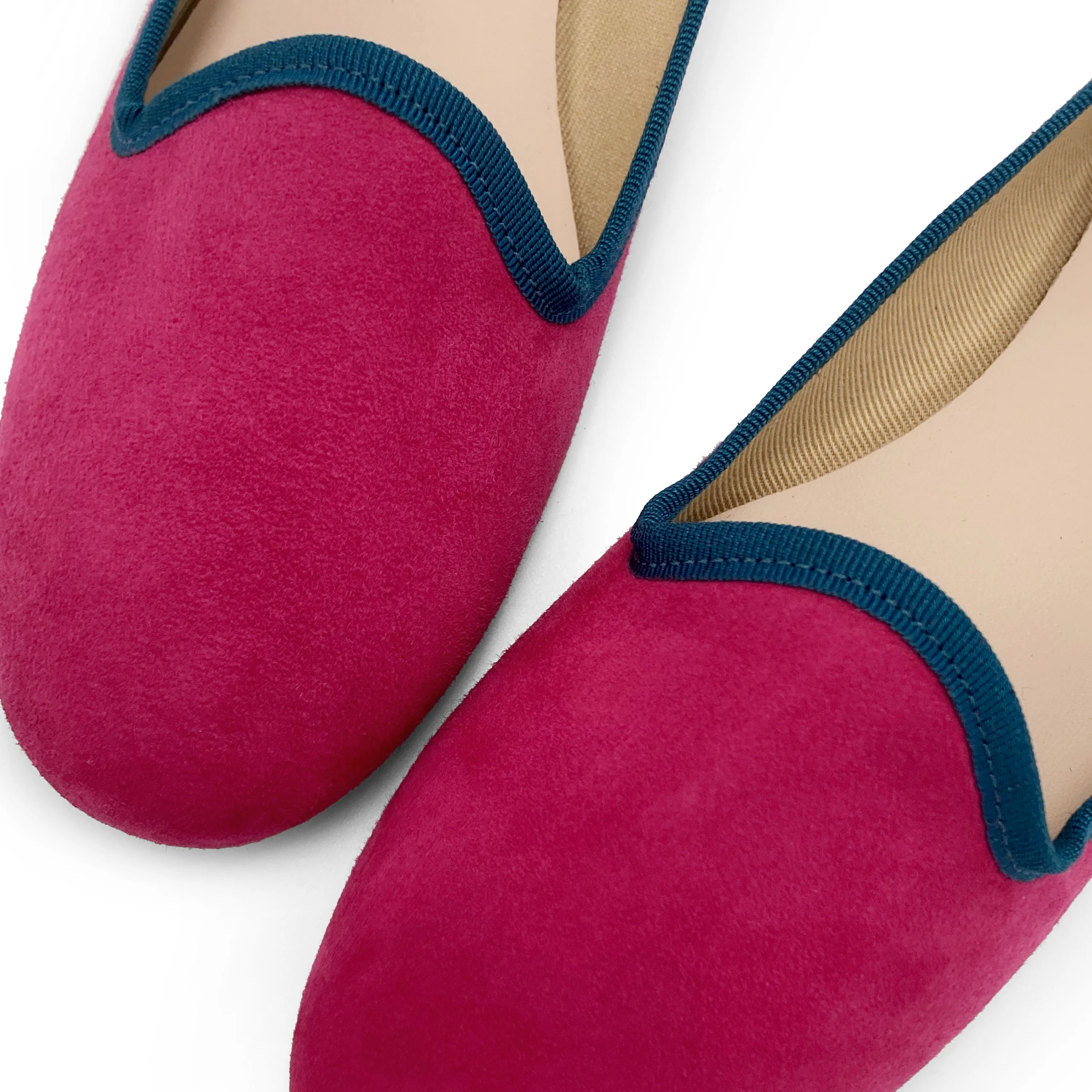 Slippers donna in camoscio prugna - Image 4