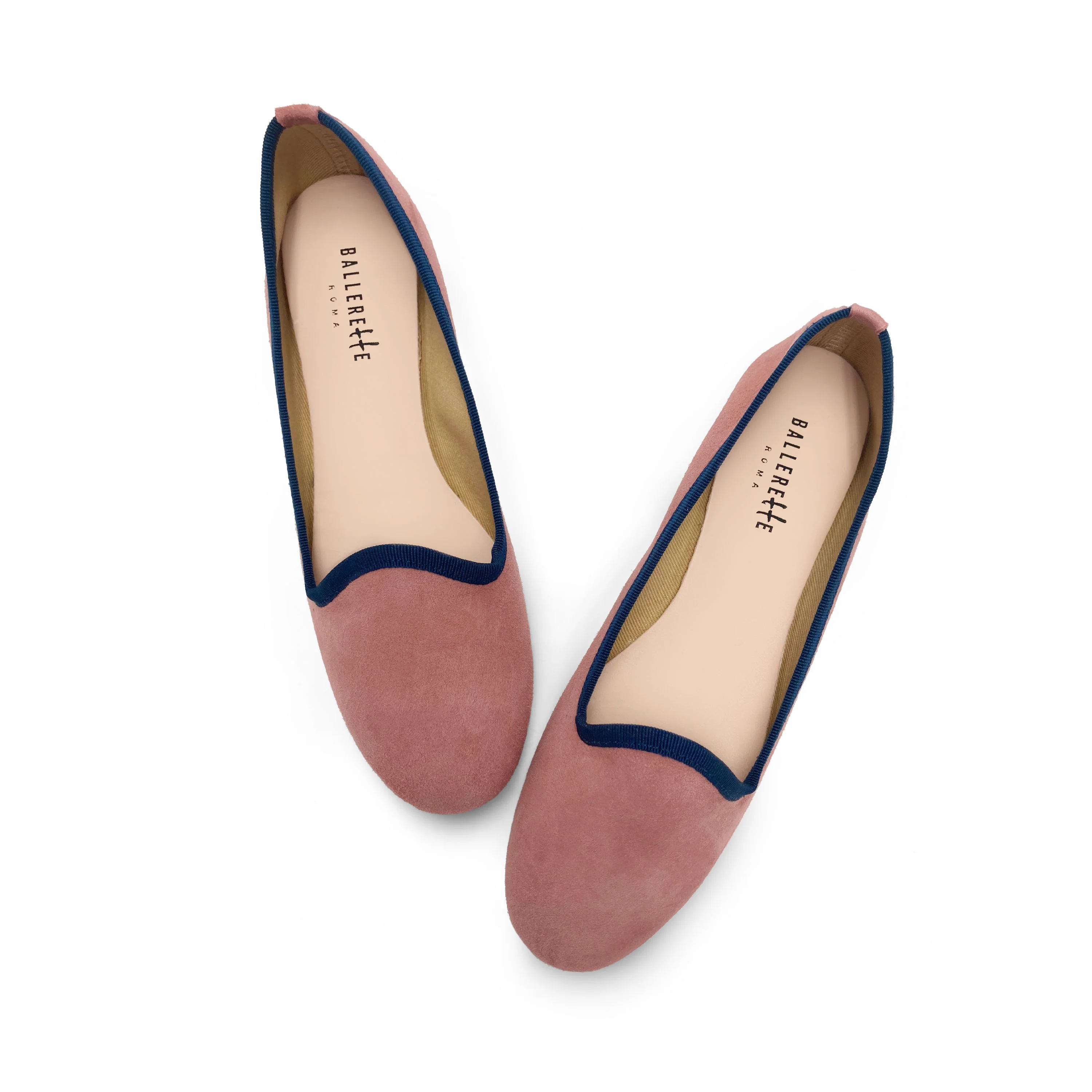Slippers donna in camoscio rosa antico - Image 2