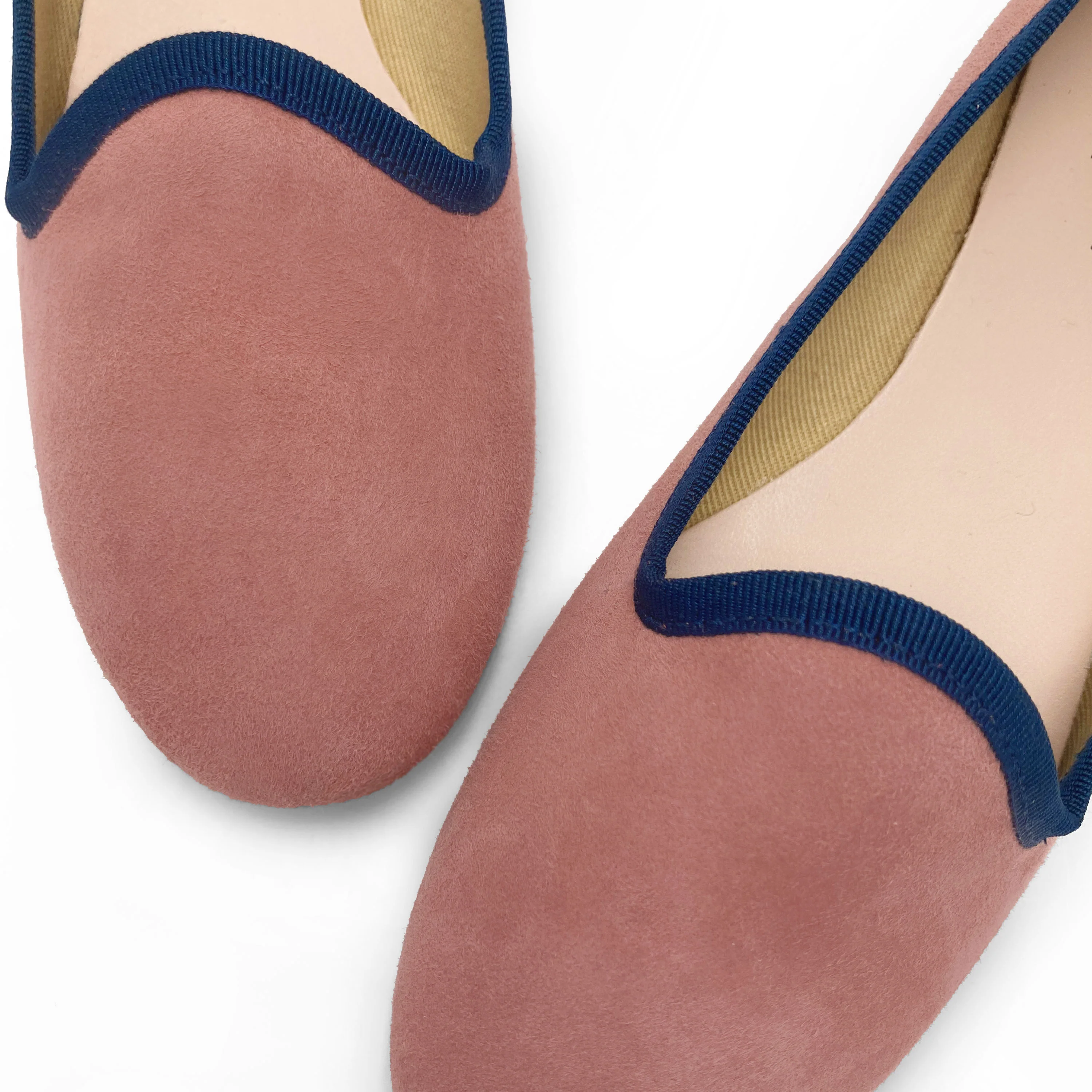 Slippers donna in camoscio rosa antico - Image 4