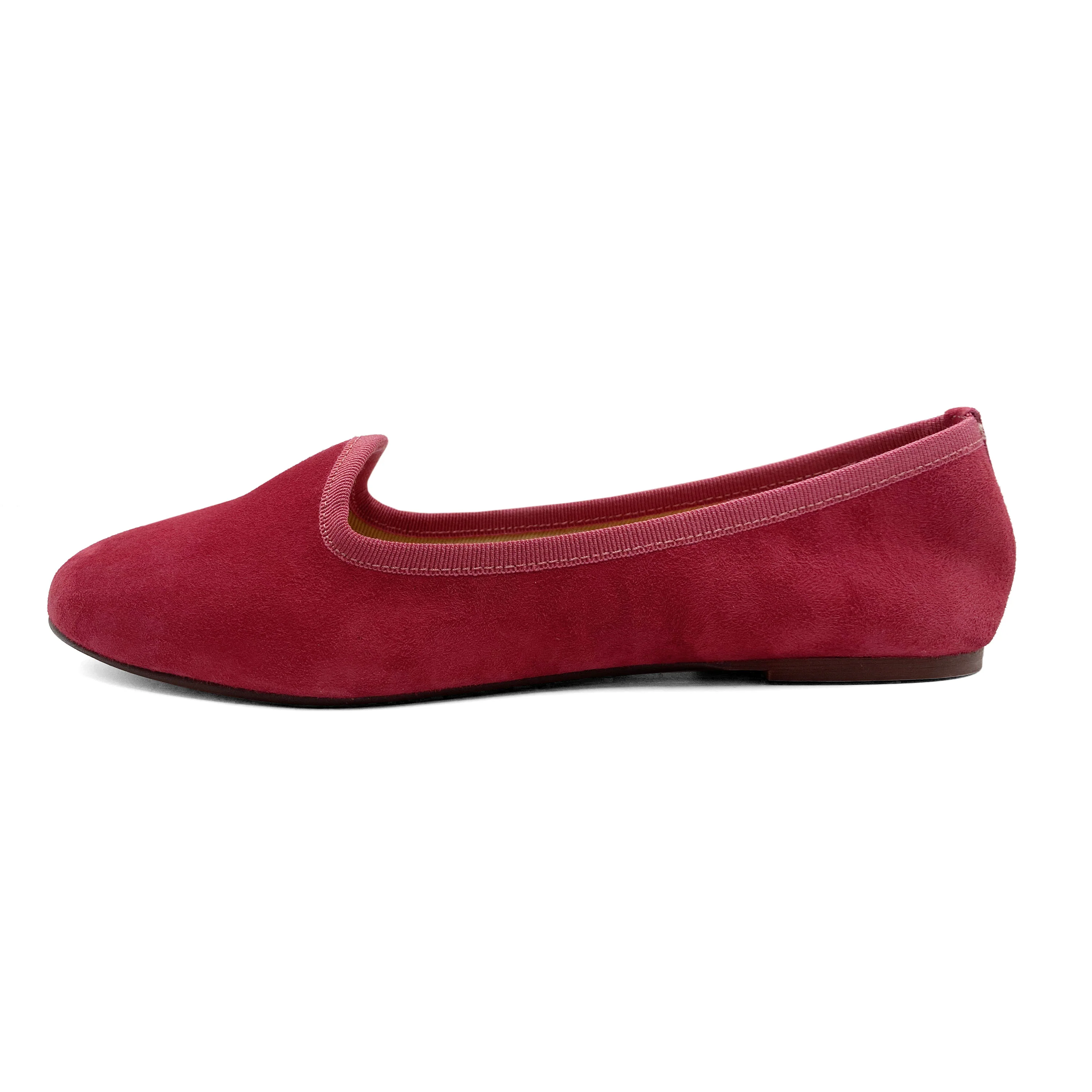 Slippers donna in camoscio rosso - Image 4